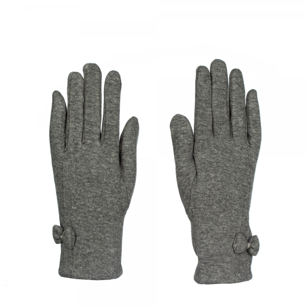 Дамски ръкавици Dija сив цвят, 3 - Kalapod.bg